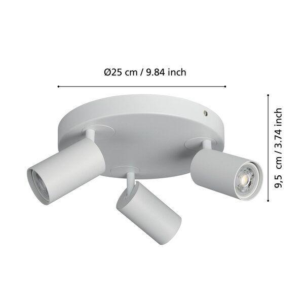 Aplique De Techo Telimbela-z Led Gu10 3x5w Smart Bluetooth-2