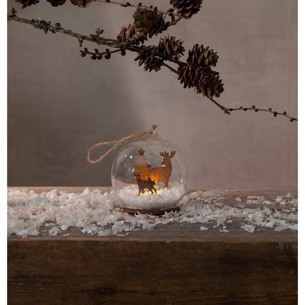 Deco Navidad Fauna Bola Arbol Y Renos H90 Dm80 410394-1
