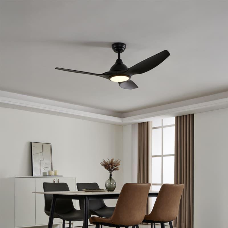 Ventilador Techo TUNITAS silencioso luz led regulable control remoto-2