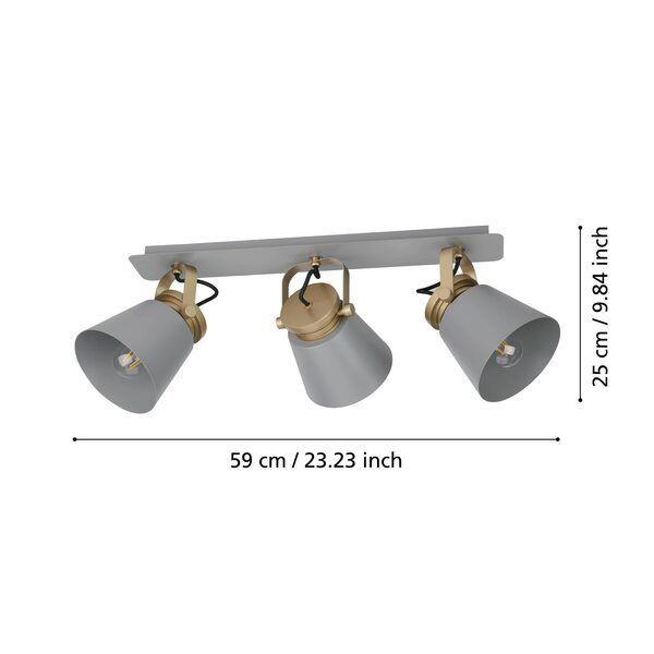 Lámpara Foco Twicken Acero E27 3x40w Ip20 Cod43837-2