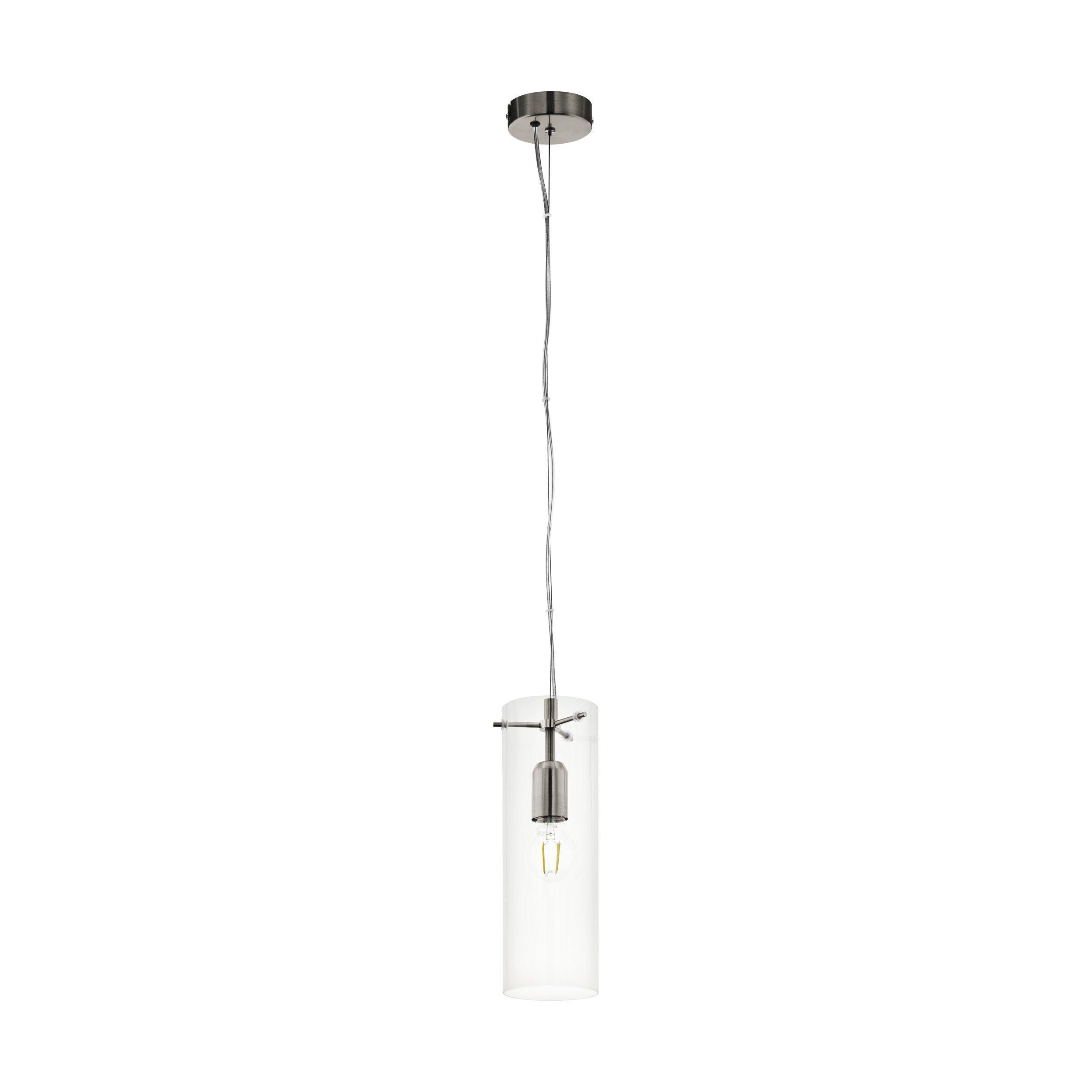 LAMPARA COLGANTE CAPOROSSO ACERO SATIN 60W COD.64143-0