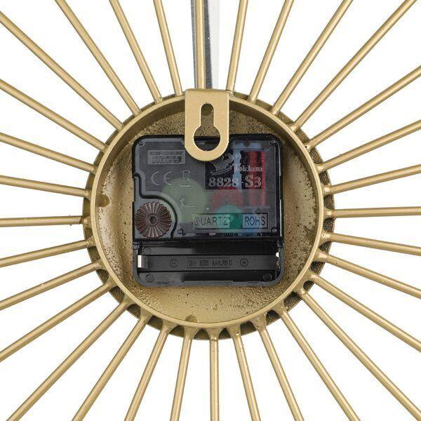 Reloj de pared MATSUMOTO acero - bronce 60×60cm-2