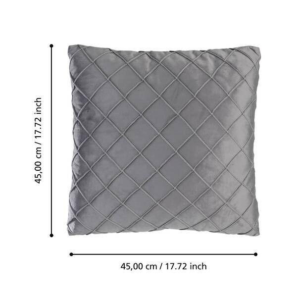 Cojín SHOURA Poliester 50×30cm Gris-2