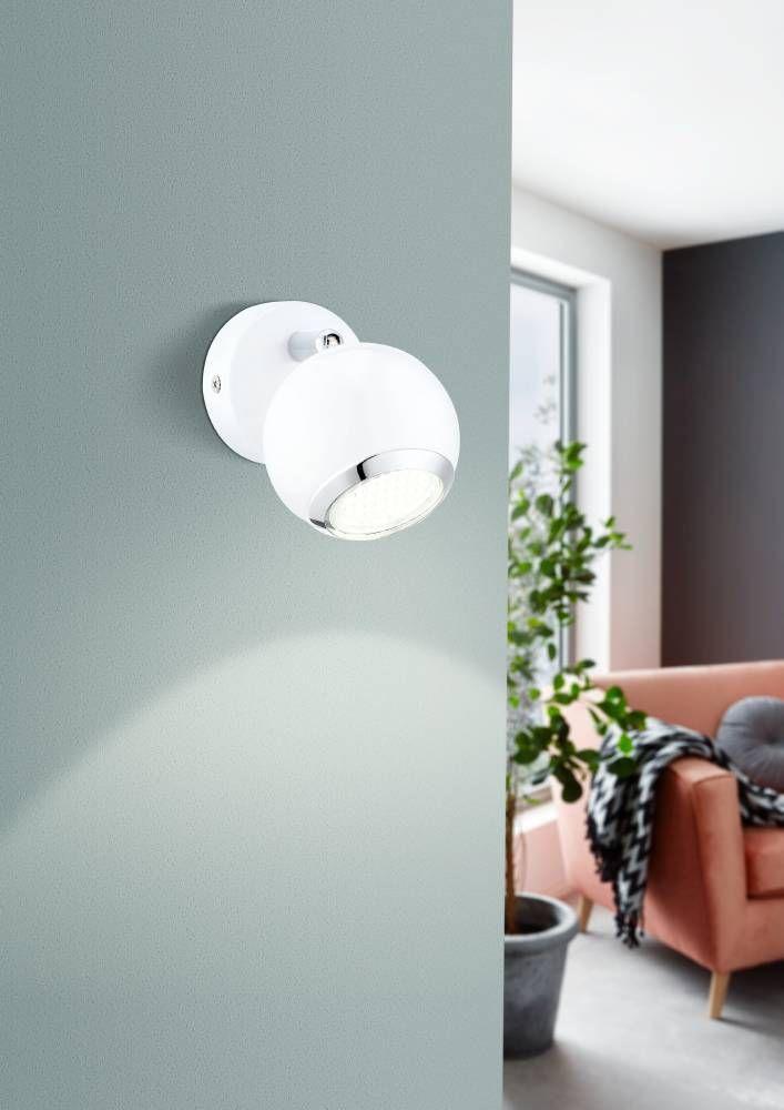 FOCO SOBREPUESTO BIMEDA ACERO  1X3W GU10 LED INCLUDIA COD.31001-1