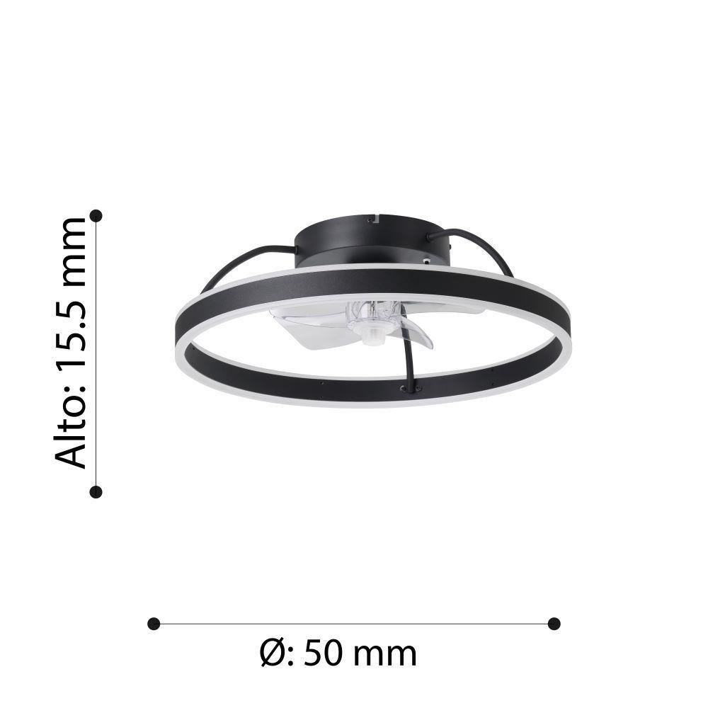 Ventilador Techo Marinella Luz Regulable CControl Silencioso Cod35193-3