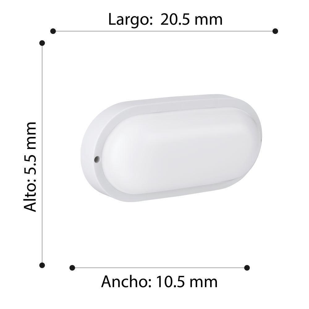 FOCO SOBREPUESTO TORTUGA BOSCHETTO BLANCO LED IP54 COD74027-3