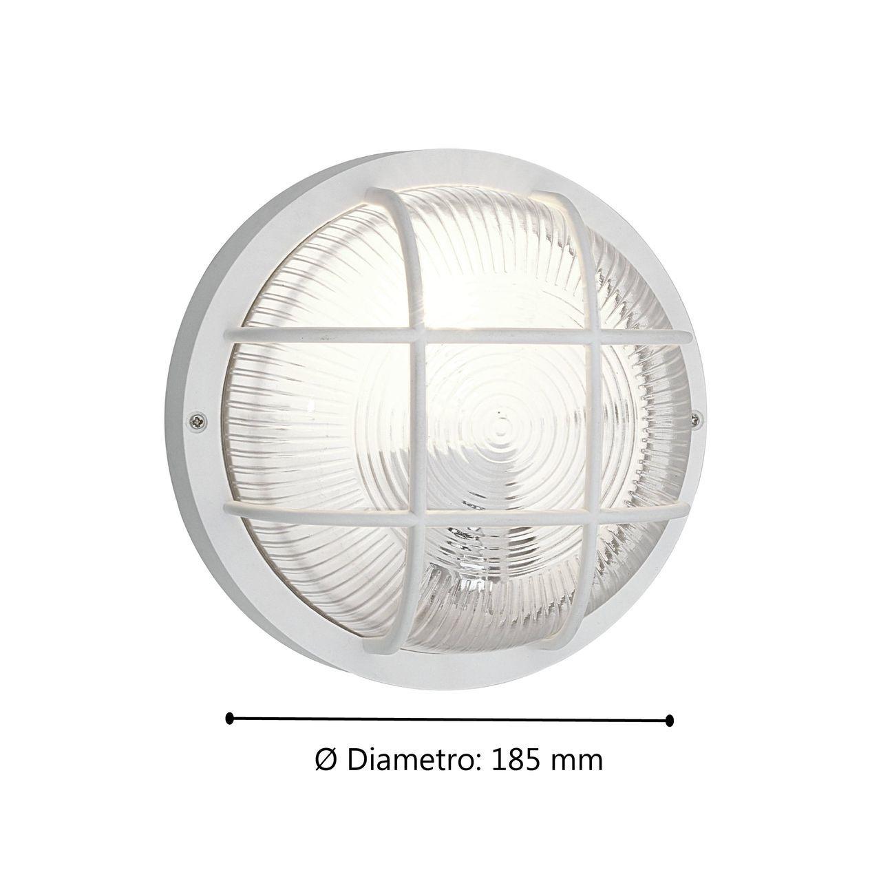 LAMPARA DE TECHO ANOLA TORTUGA ACRILICO BLANCO EXTERIOR 1X40W E27 COD.88807-2