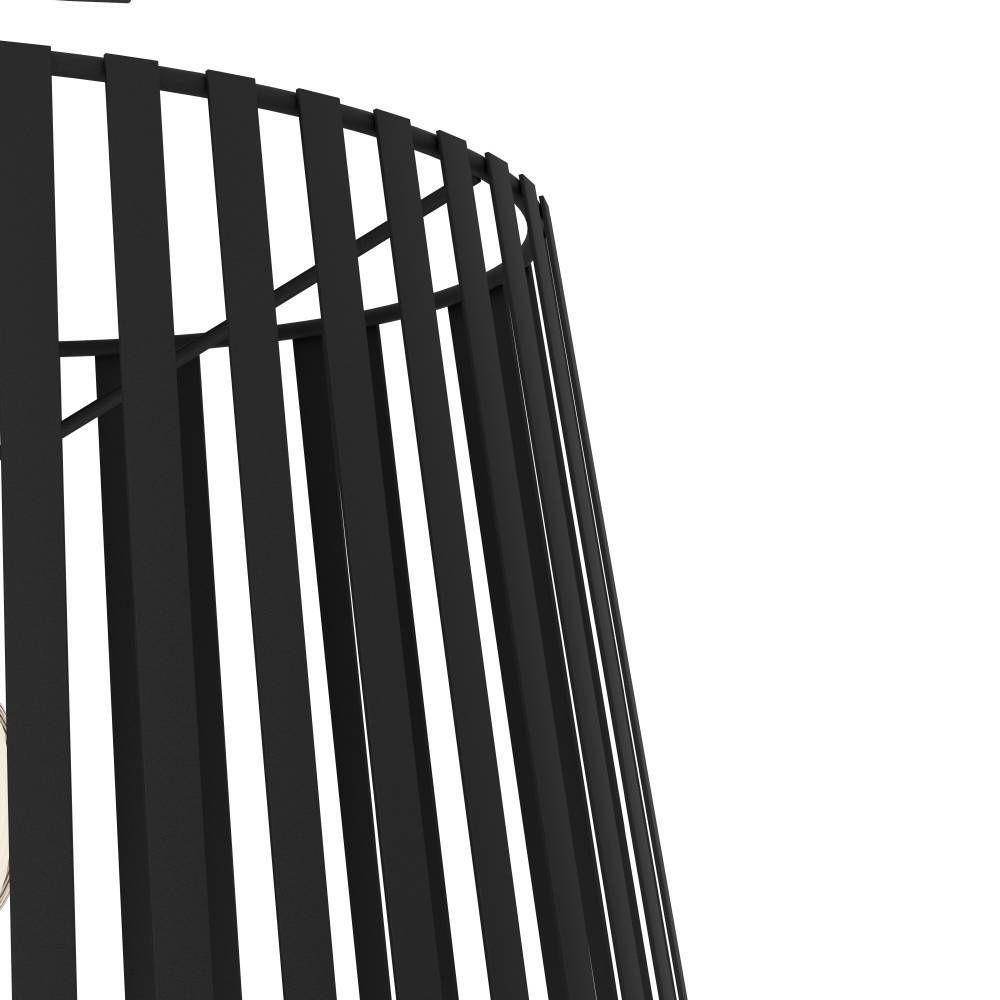 LAMPARA DE TECHO BOGOTA ACERO NEGRO E27 1X40W IP20 COD.390001-4