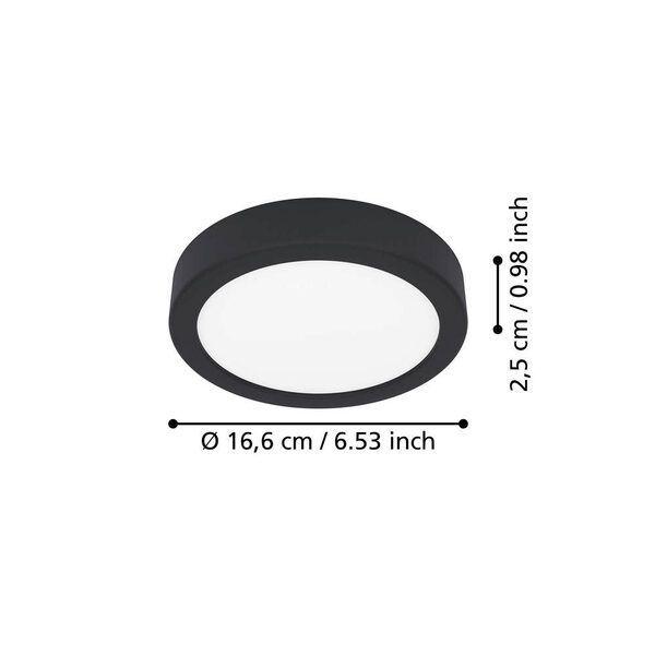 Foco Plafon Sobrepuesto Led Regulable Calida Neutra Fria Diam 17cm 7w-3