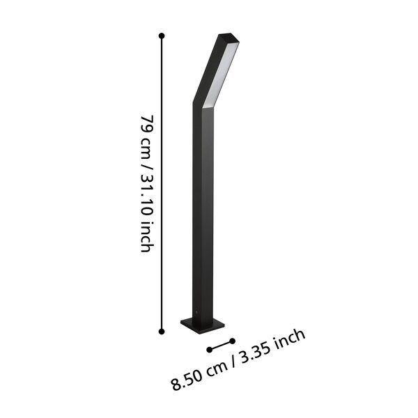Lámpara de pie Ugento Acero  Led 2X5W IP44 Cod.900993-2