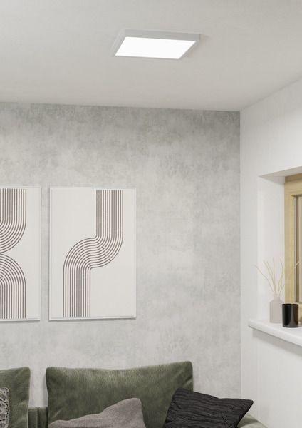 Foco Plafon Sobrepuesto Led Regulable Calida Neutra Fria 29x29cm 13w-2