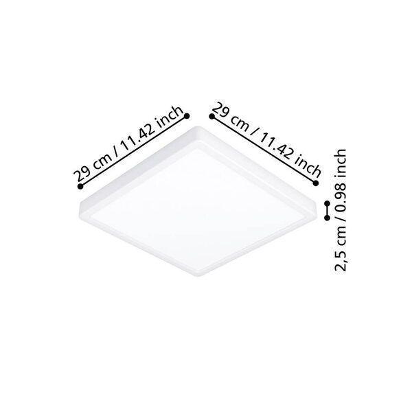 Foco Plafon Sobrepuesto Led Regulable Calida Neutra Fria 29x29cm 13w-3