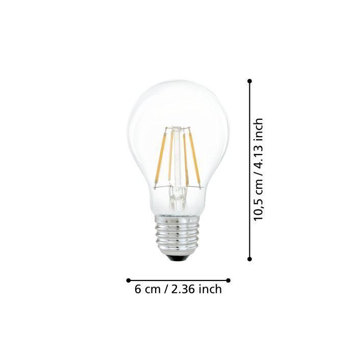 Ampolleta Retro 4W E27 luz cálida 350lm-2