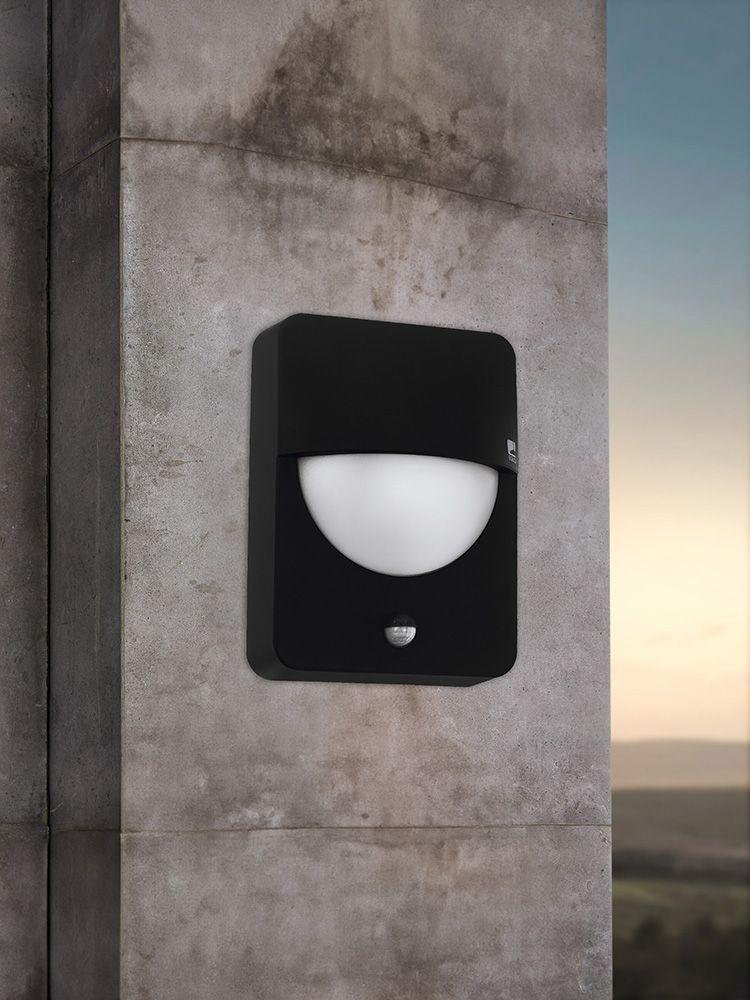 APLIQUE PARED SALVANESCO ACERO NEGRO E27 1X28W COD.98705-4