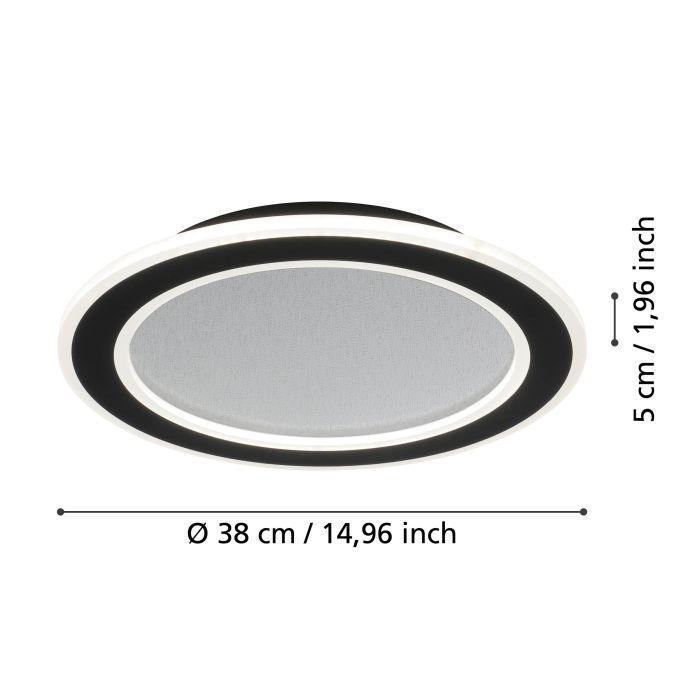 Lámpara de techo Macchioni Acero cControl Multicolor Led-6