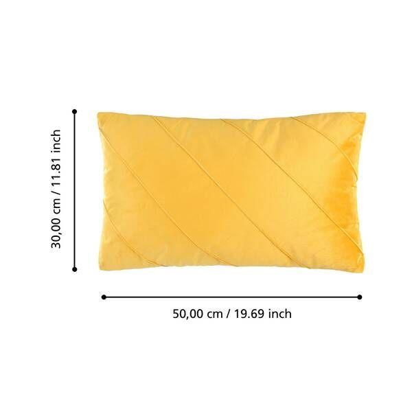 Cojín SHOURA Poliester 50×30cm Amarillo-2