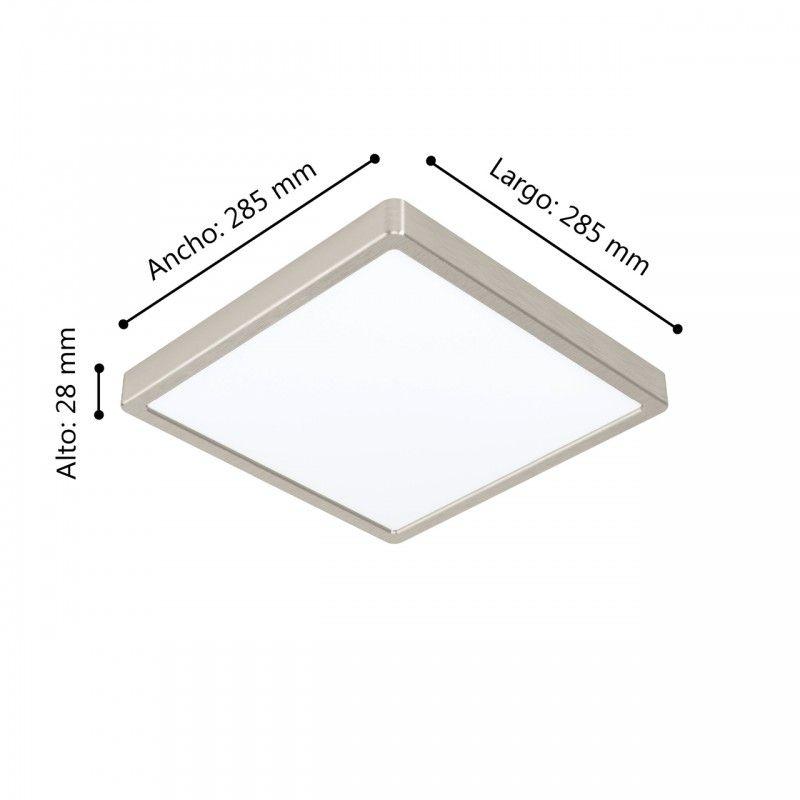 FUEVA-Z LAMP SP ALUM NIQUEL L285 2765K LED 2300lm 21W IP44-1
