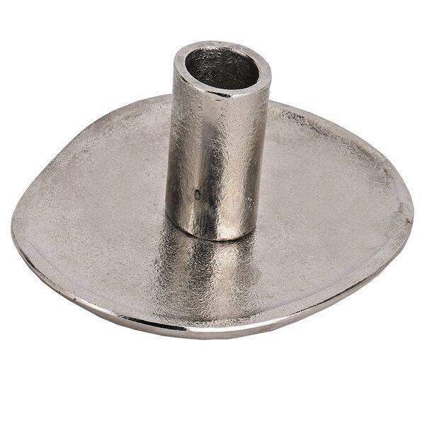 Adorno Portavela JELLICOE aluminio níquel Gris 13×11×4 cm-0
