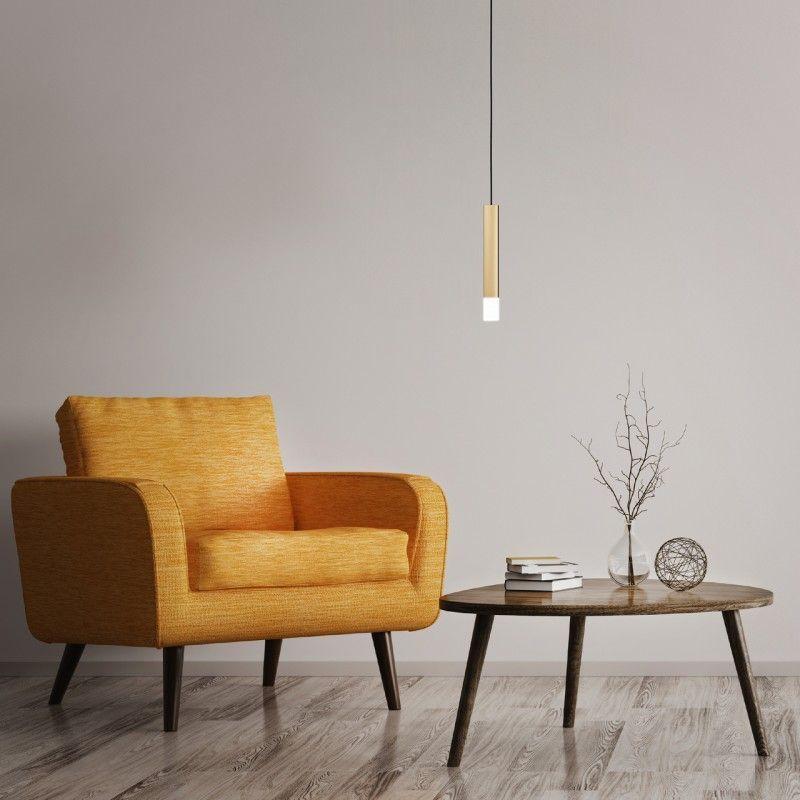 ESTANTERIOS COLG ORO NGR H1500 DM105 3000K LED 340lm 1X3-1