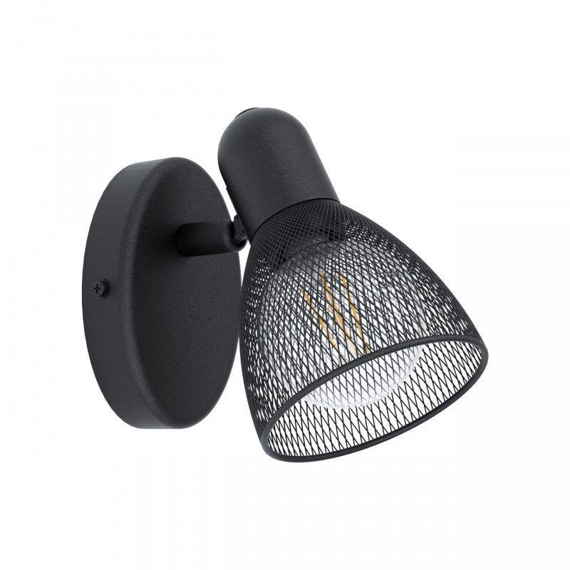 CAROVIGNO  FOCO ACERO NEGRO L65 H105 E14 1X28W-0