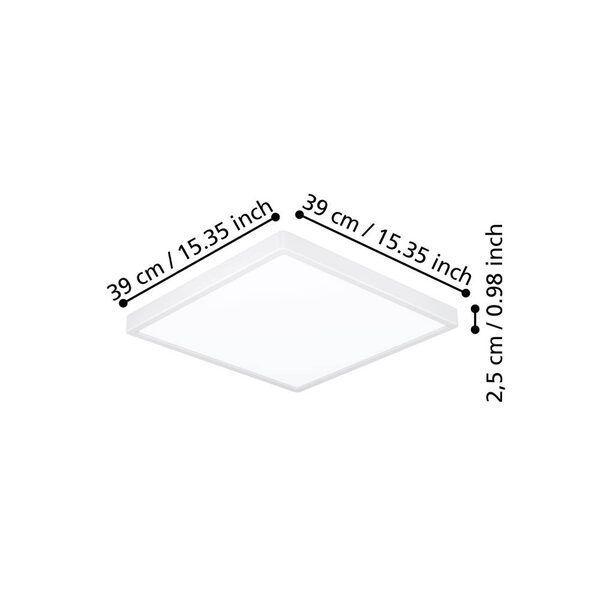 Foco Plafon Sobrepuesto Led Regulable Calida Neutra Fria 39x39cm-2