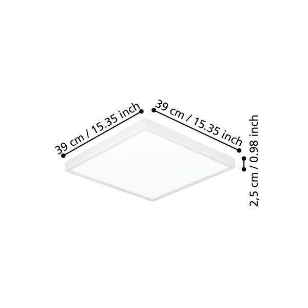 Foco Plafon Sobrepuesto Led Regulable Calida Neutra Fria 39x39cm-3