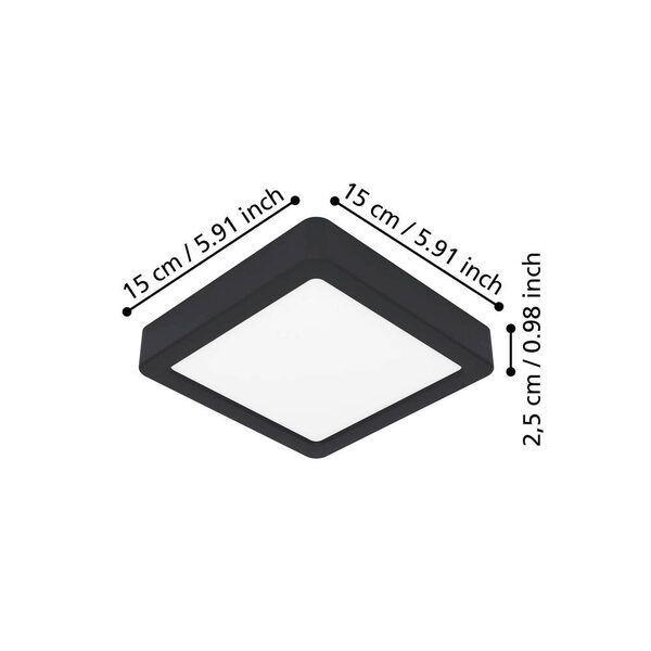 Foco Plafon Sobrepuesto Led Regulable Calida Neutra Fria 15x15cm 7w-3