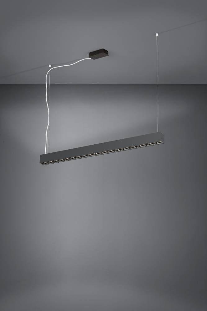LAMPARA DE COLGAR TERMINI ACERO NEGRO LED 31,5W COD.39486-1