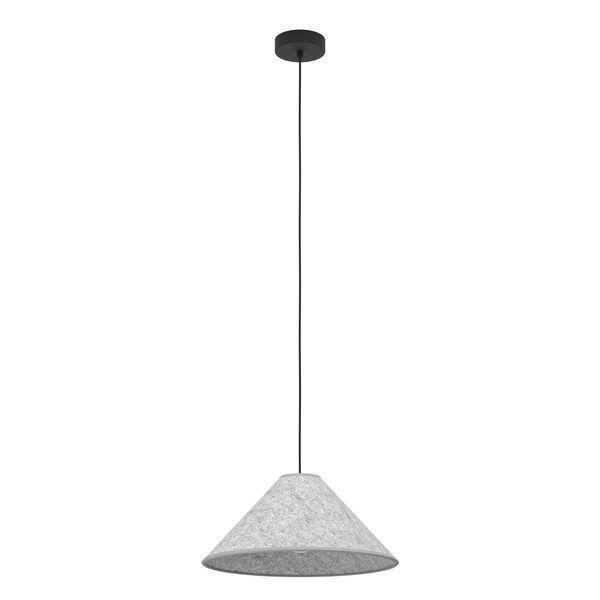 LAMPARA COLGANTE ALSAGER ACERO NEGRO E27 1X40W IP20 COD43984-0