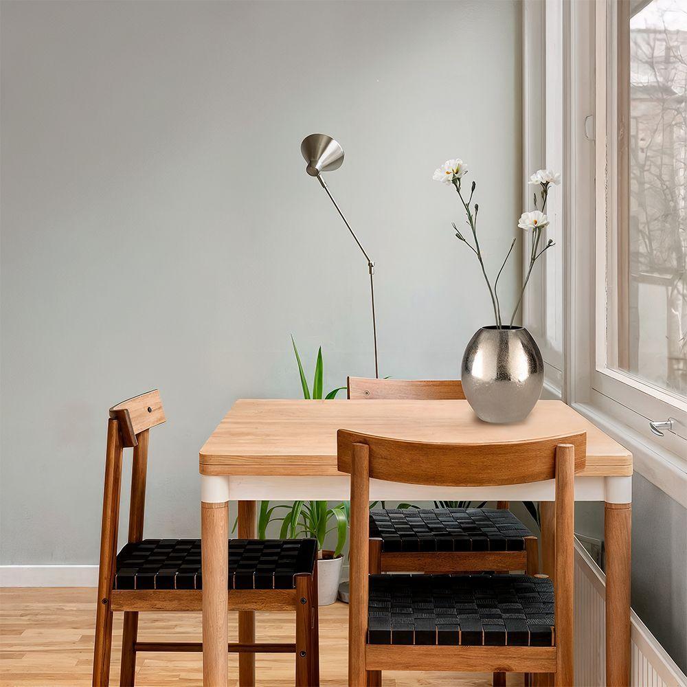 Adorno Jarrón Florero ABUCAY Metálico Aluminio 25x22x11 cm-1