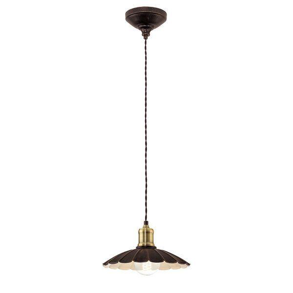 LAMPARA COLGANTE HEMINGTON VINTAGE DORADO CAFÉ   E27 COD.49461-0