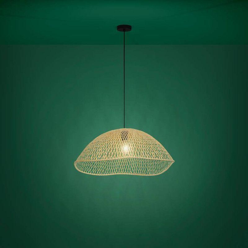 Lámpara Colgante Sambucona Acero Café E27 IP20, 1X40W cod.390236-1