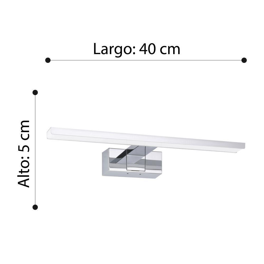 Apliqué de Pared Eglo Conetilla Baño LED blanca fria y cálida 7W IP44-2