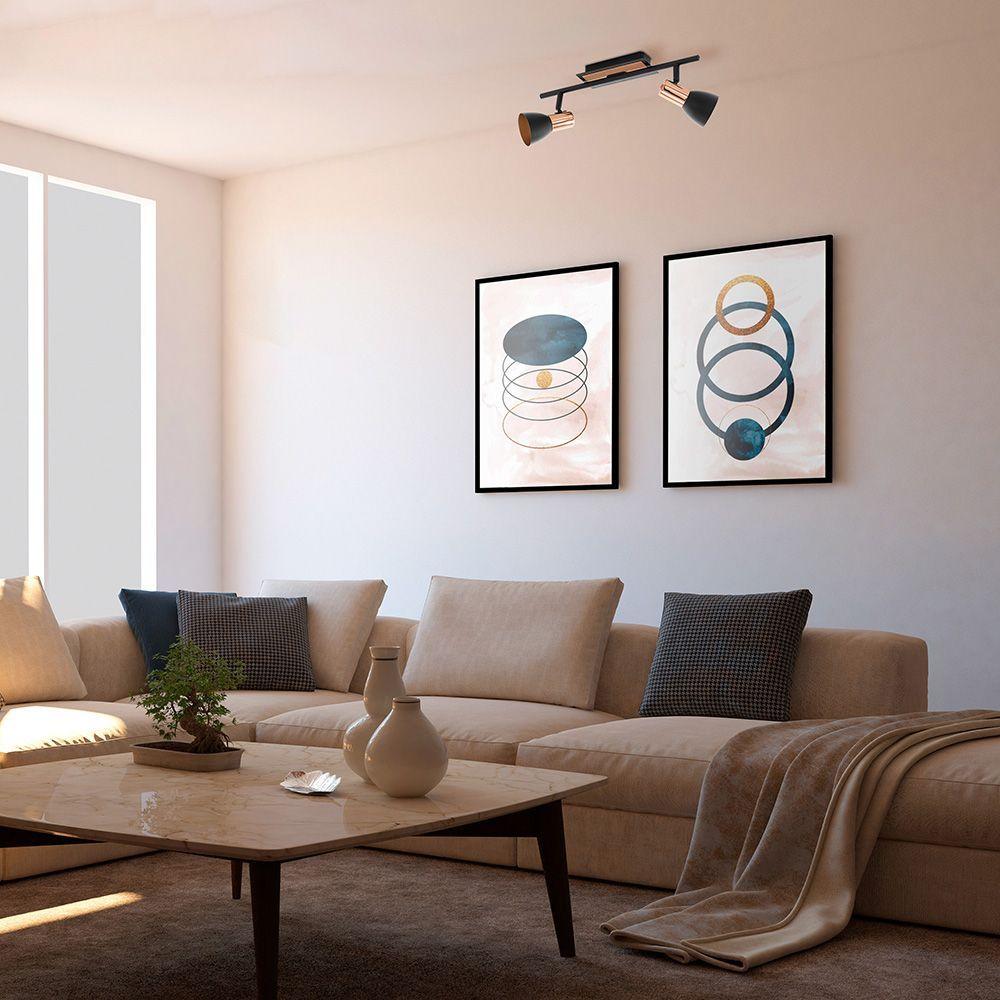 Foco Sobrepuesto Barnham Cobre Gu10 2X3W Cod. 94585-1