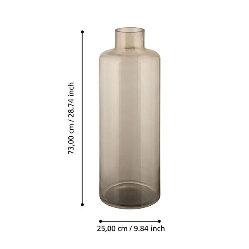 Adorno Jarrón de vidrio NABAS Transparente 73×25cm-2