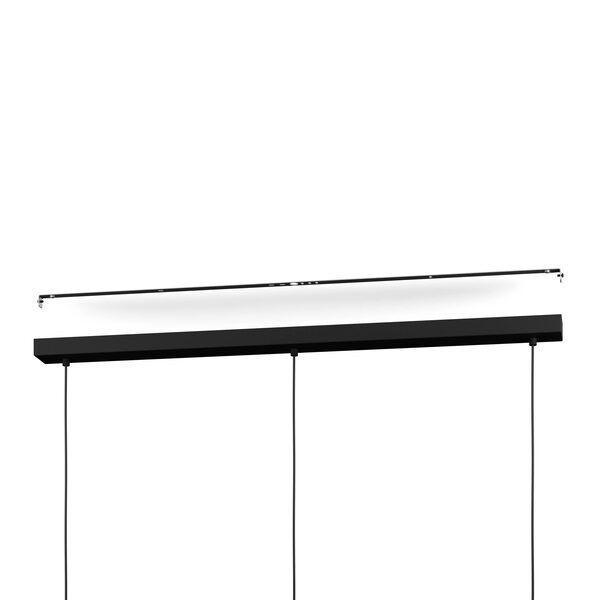 Lampara Colgante Paraguay Acero Negro 3X12W IP20 Cod.390272-3