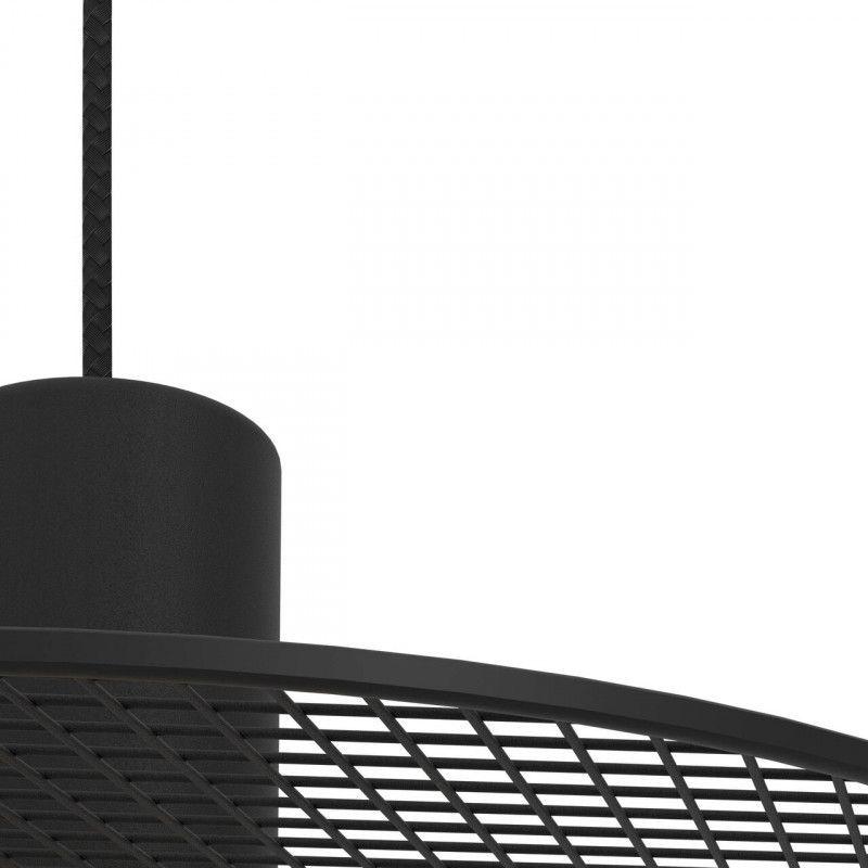 Lampara Colgante Ikeston Acero Negro E27 4X40W IP20 Cod43732-2