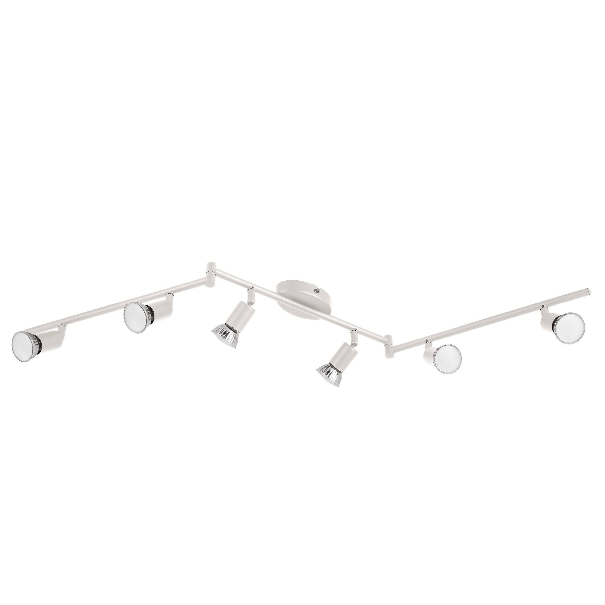 FOCO BUZZ-LED ACERO BLANCO L1050mm GU10 6X2,8W.COD.780456-0