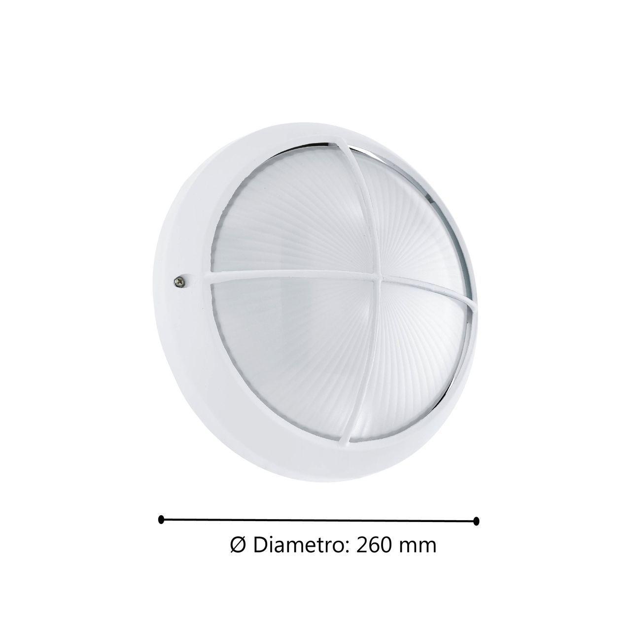 Lámpara Apliqué Siones Aluminio DM260 3000K LED 11W IP44 Cod 96341-2