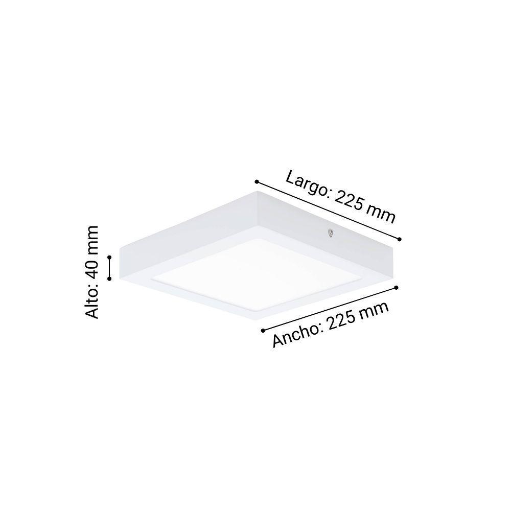 Foco Sobrepuesto Fueva 1 Blanco Led 18W cod.94078-2