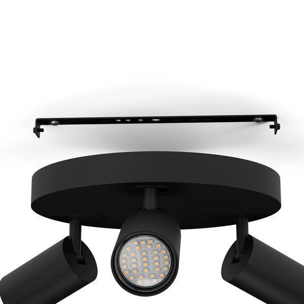 Aplique De Techo Telimbela-z Led Gu10 3x5w negro Smart Bluetooth-2
