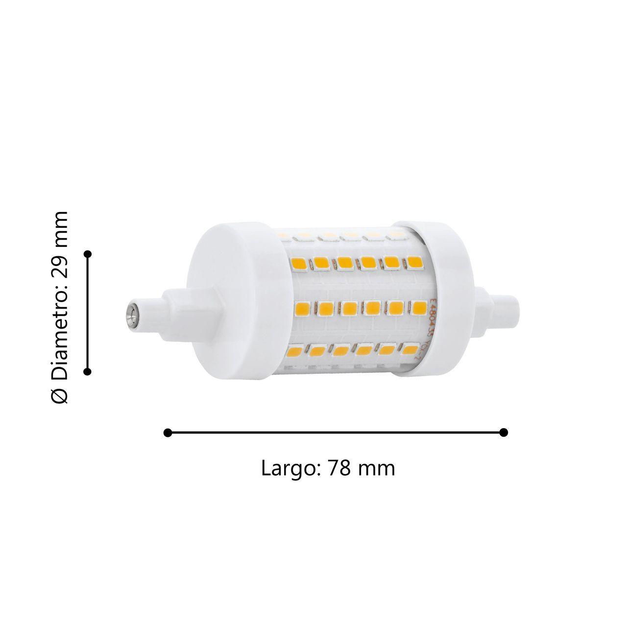 Ampolleta Acrílico Blanca Cálida  R7S 8W 950lm Cod110163-2