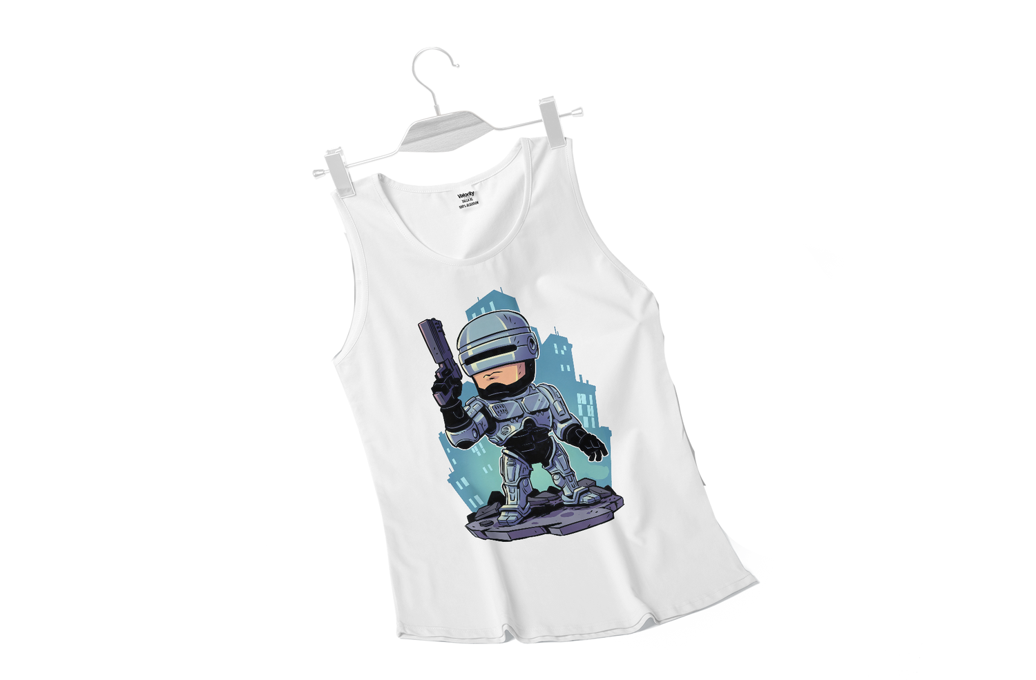 Polera Musculosa Chibi Robocop-1