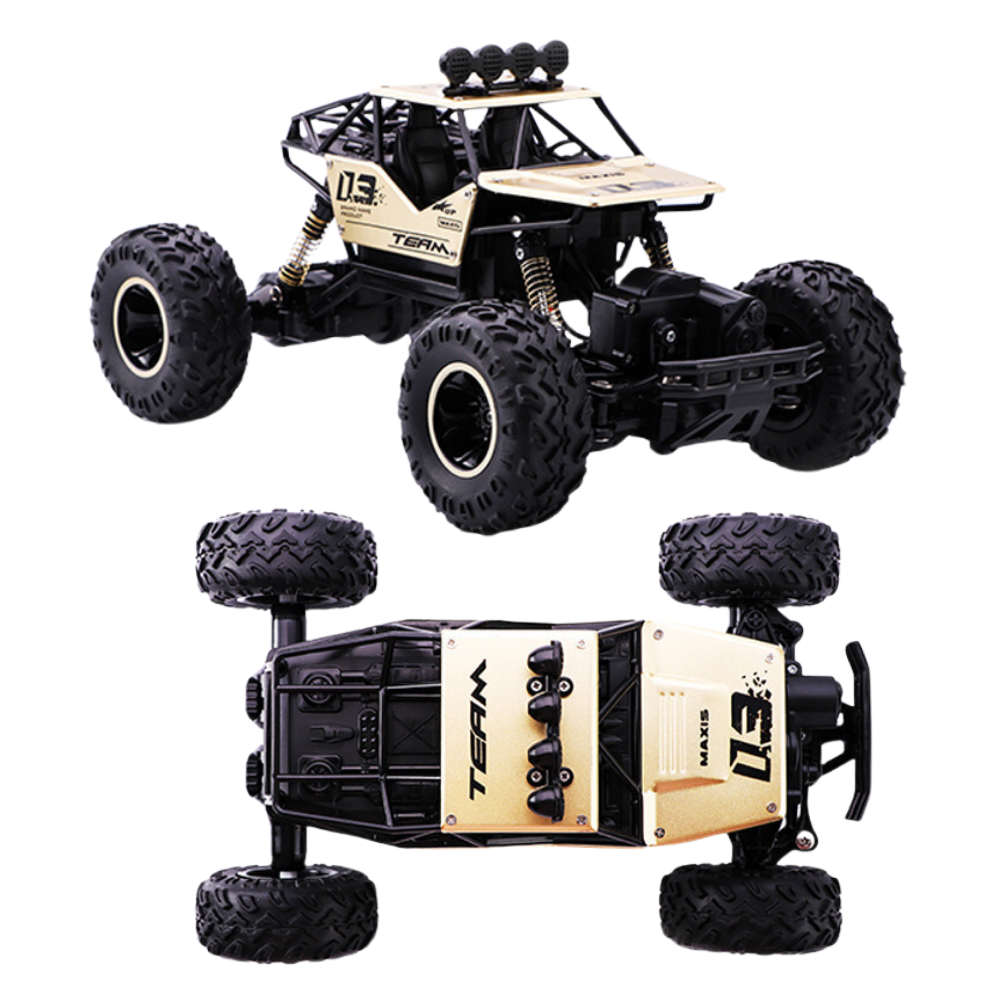 Auto Control Remoto Metal Doble Motor 2 4g 4x4 1 16 Team03 Dorado-3