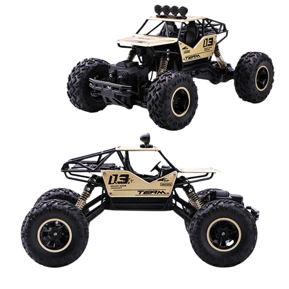 Auto Control Remoto Metal Doble Motor 2 4g 4x4 1 16 Team03 Dorado-4