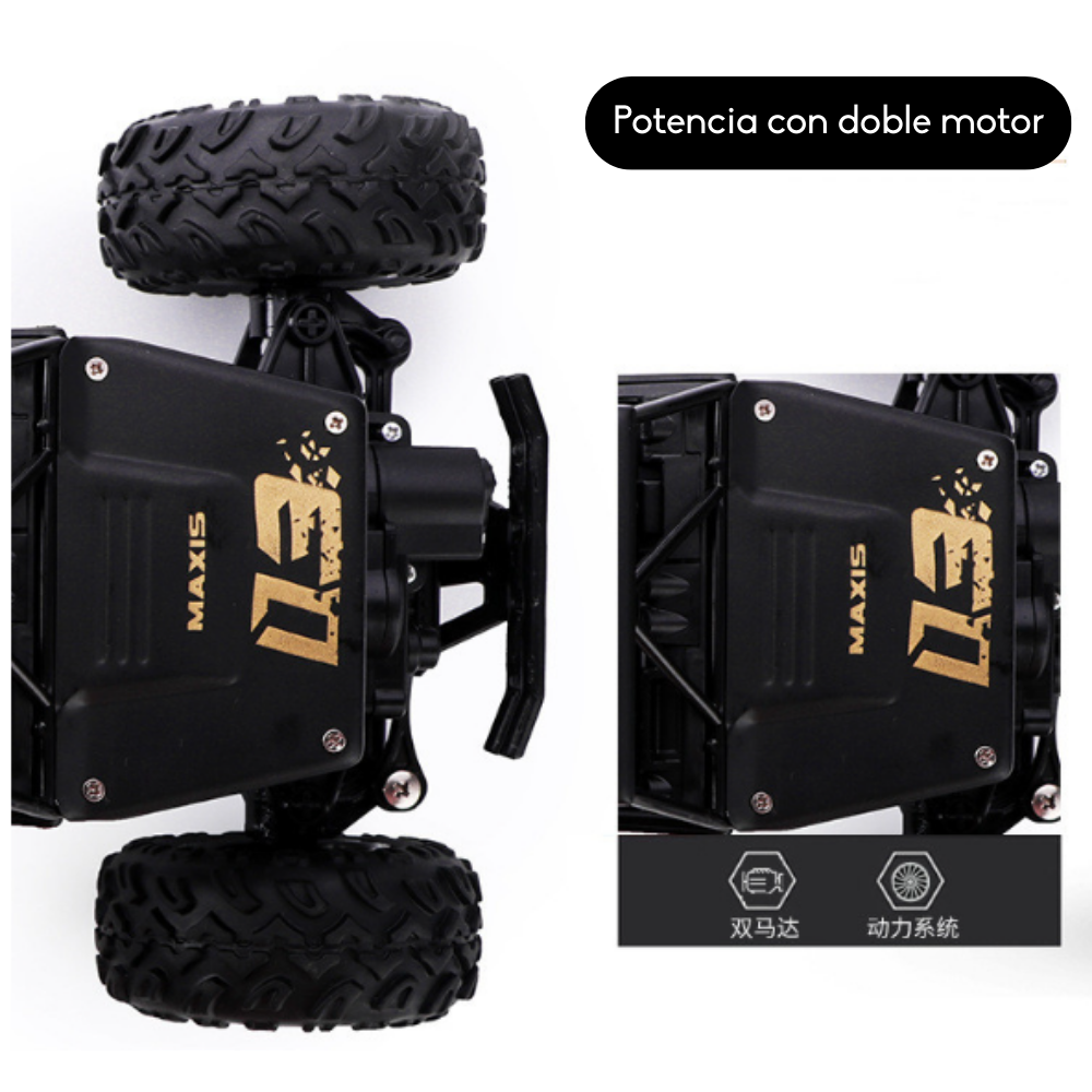 Auto Control Remoto Metal Doble Motor 2 4g 4x4 1 16 Team03 Dorado-8