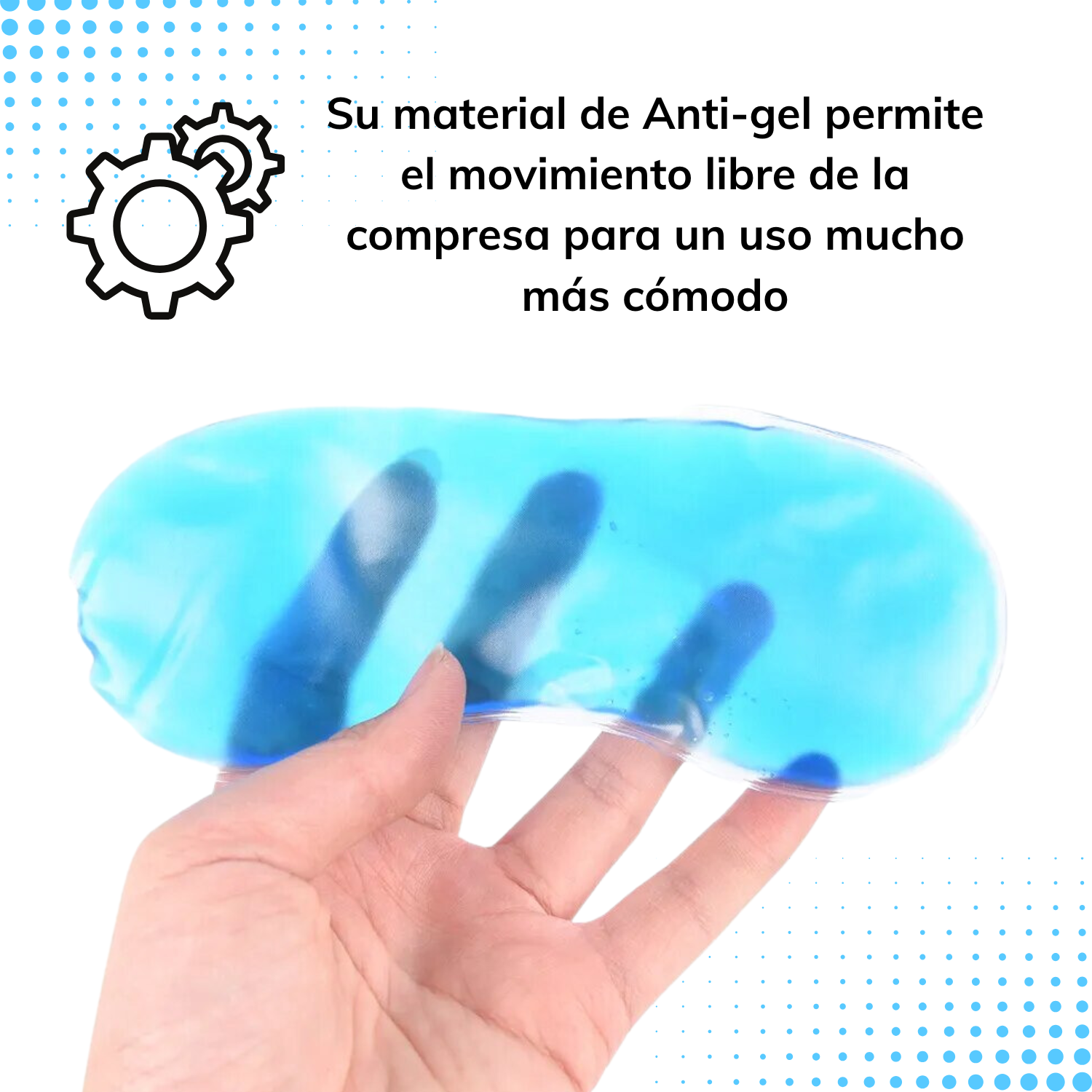 Pack 10 Antifaz Para Dormir M scara Cubre Ojos Gel Fr o Calo Negro-3
