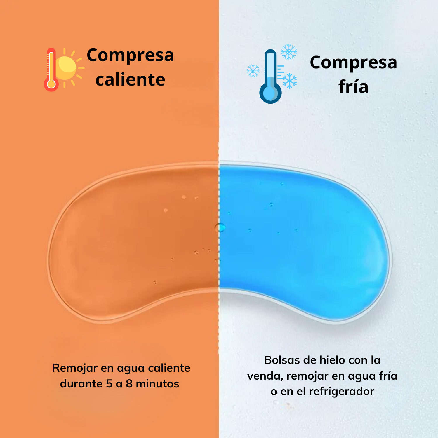Pack 10 Antifaz Para Dormir M scara Cubre Ojos Gel Fr o Calo Negro-4