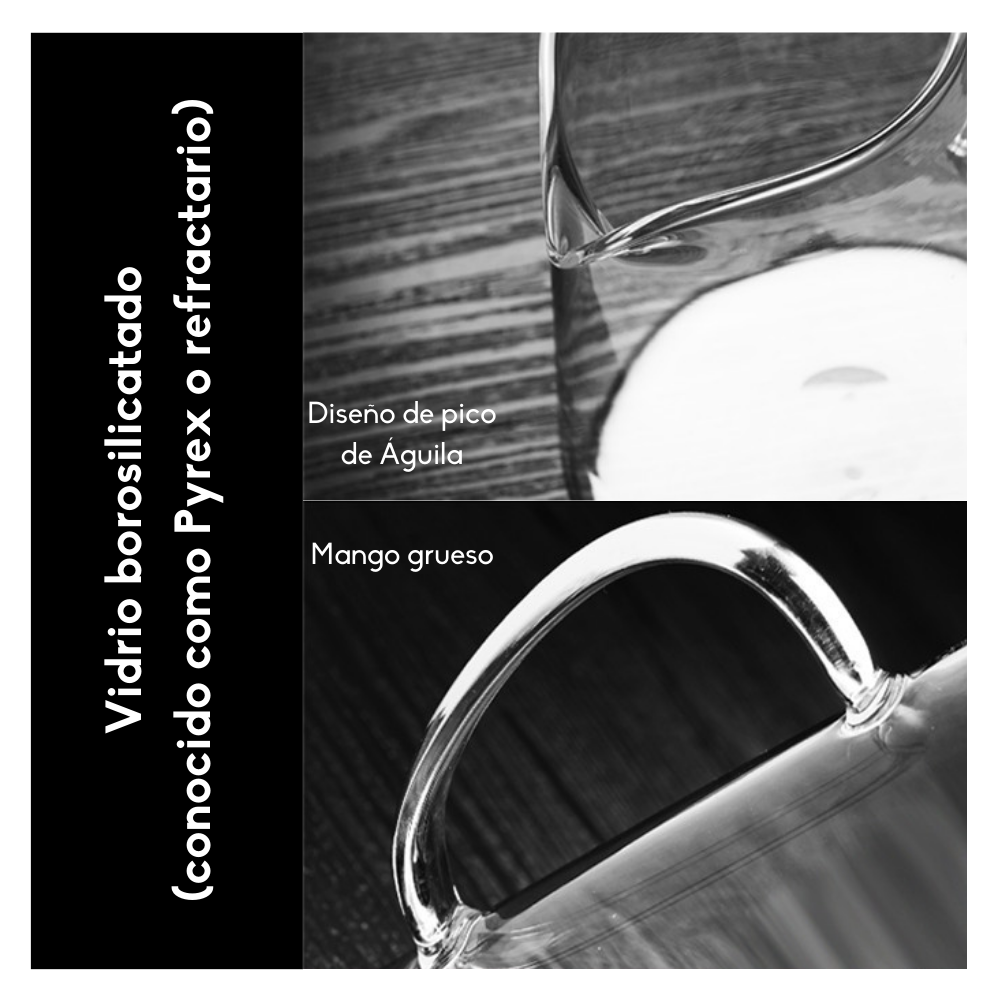 Tetera Vidrio Con Infusor Acero 550 ML R-3
