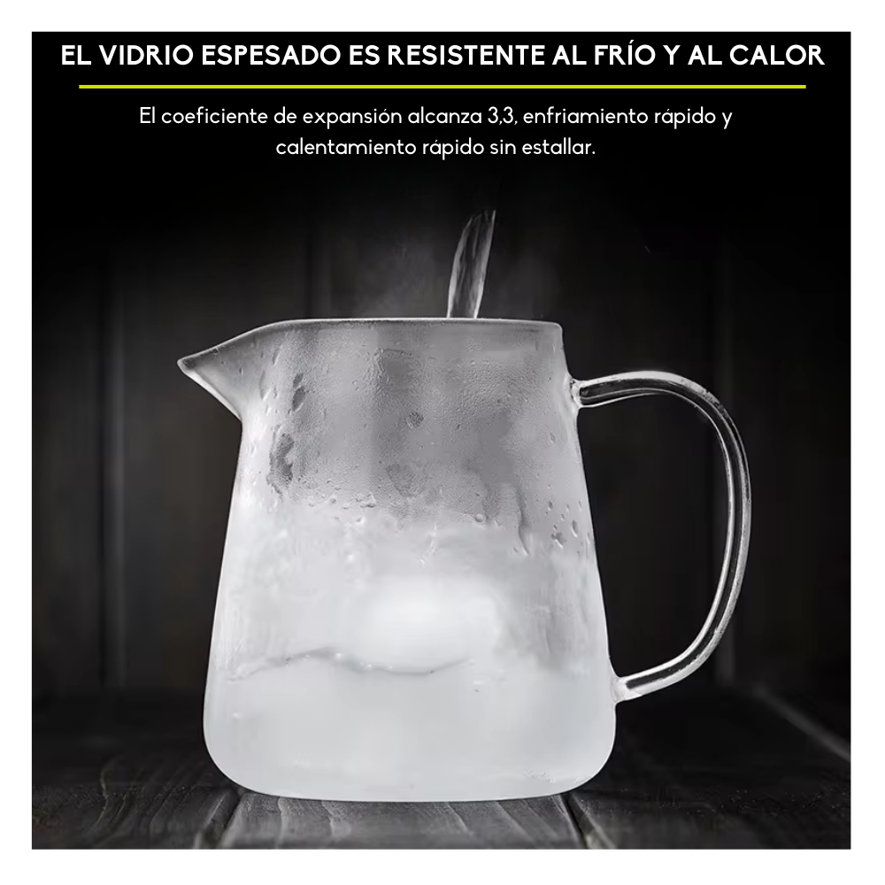 Tetera Vidrio Con Infusor Acero 550 ML R-4